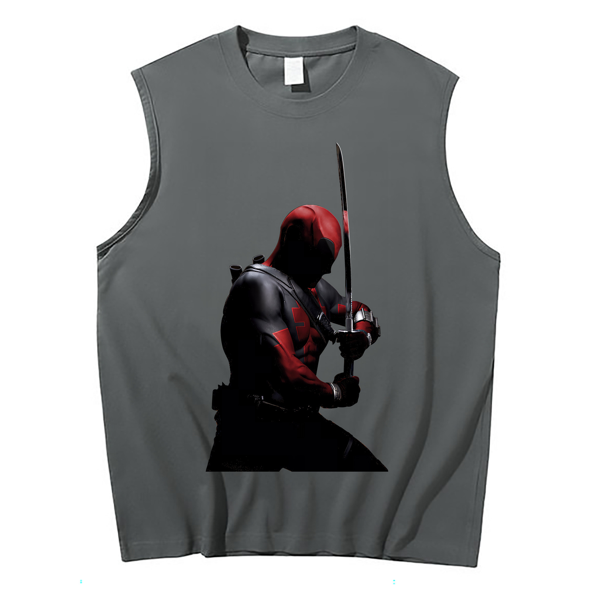 （画像用） Deadpool デッドプール コットン100％タンクトップ（フロントプリント）